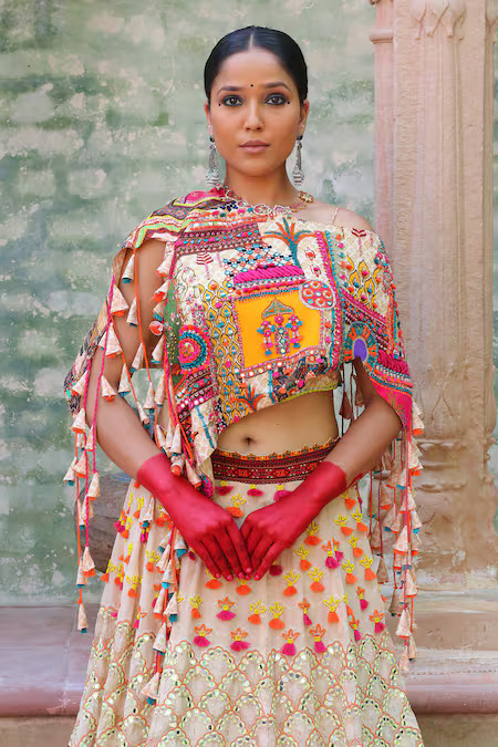 Asymmetrical Blouse Design
